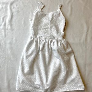 Sleeveless White Sundress
